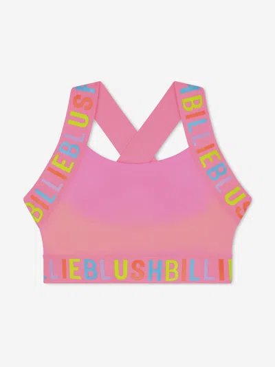 Shop Billieblush Girls Sports Bra In Pink