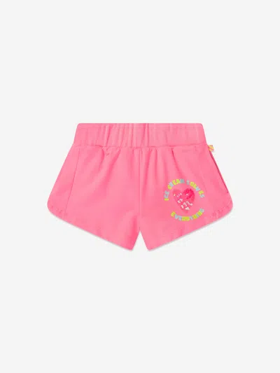 Shop Billieblush Girls French Terry Shorts In Pink