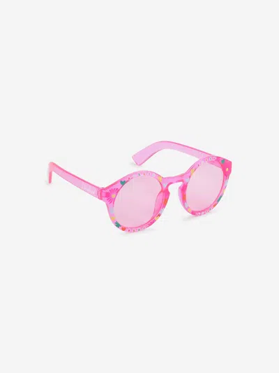 Shop Billieblush Girls Floral Sunglasses (anti Uv 400) In Pink