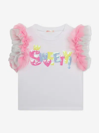 Shop Billieblush Girls Sweety T-shirt In White