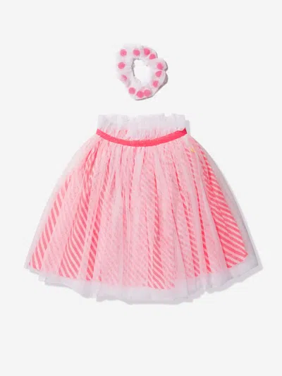 Shop Billieblush Girls Skirt With Scrunchie In Multicoloured