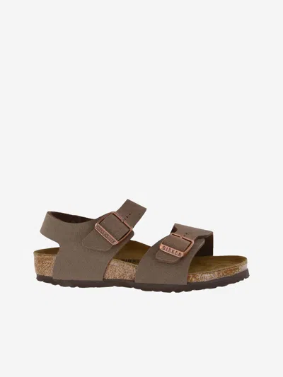 Birkenstock Mocha New York Kids Sandals Eu 25 Uk 8 Brown In Brown