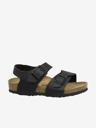 Birkenstock Boys Sandals Eu 33 Uk 1 Black In Black