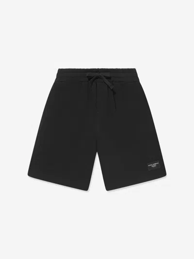 Shop Dolce & Gabbana Boys Essential Bermuda Shorts In Black