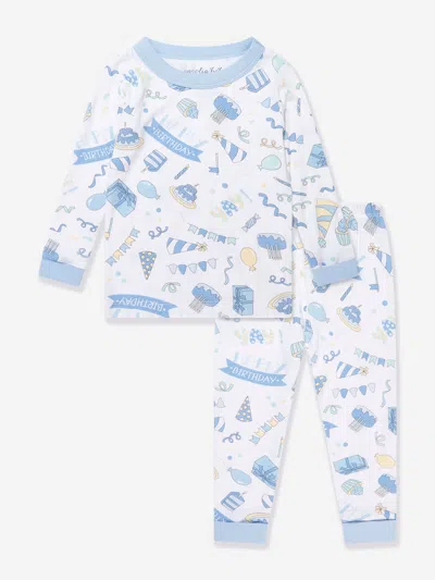 Shop Magnolia Baby Baby Boys My Birthday! Long Pyjamas In White