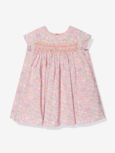Shop Bonpoint Baby Girls Maruska Smocked Dress In Multicoloured