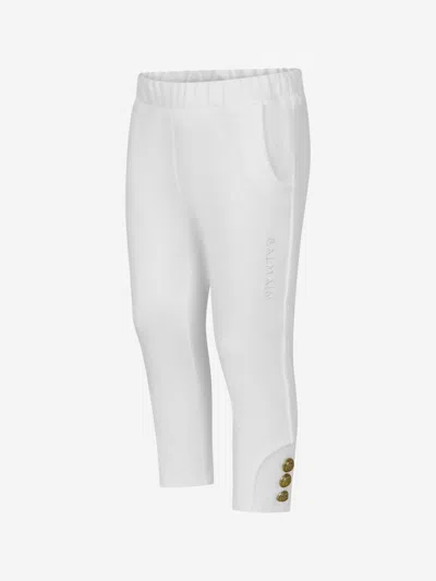 Shop Balmain Baby Girls Trousers 12 Mths White