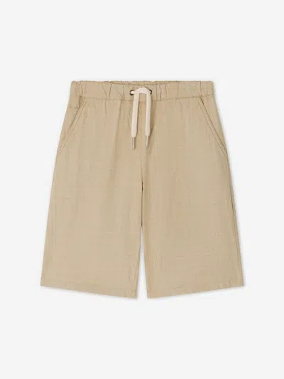 Shop Bonpoint Boys Conway Shorts In Beige