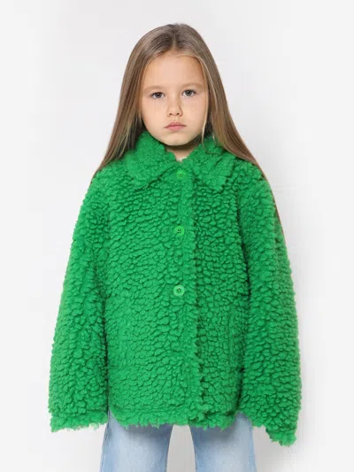 Shop Stand Studio Girls Faux Fur Gwen Mini Coat 8 Yrs Green