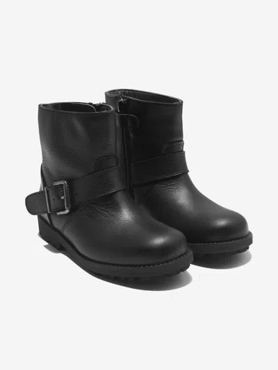 Shop Bonpoint Girls Boots Size Eu 26 Uk 8.5 In Black