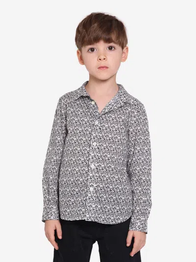 Shop Bonpoint Boys Daho Shirt In Blue