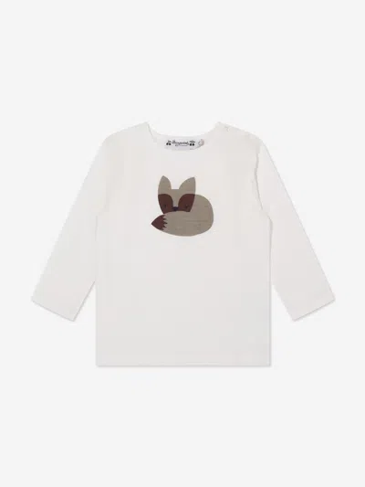 Bonpoint Graphic-print Cotton T-shirt In White