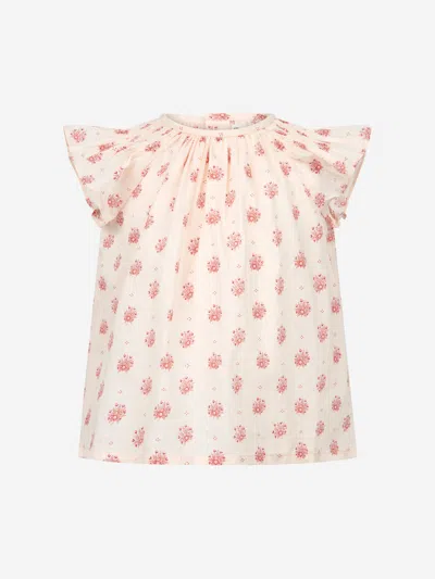 Shop Bonpoint Baby Girls Smock Blouse Size 3 Mths In Ivory
