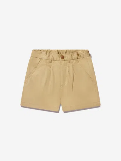 Shop Bonpoint Boys Charles Shorts In Beige