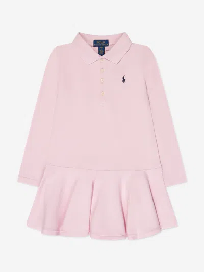 Shop Ralph Lauren Girls Dress Us 5 - Uk 4 Yrs Pink