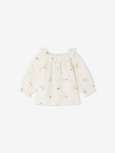Shop Bonpoint Baby Girls Dolci Blouse In White