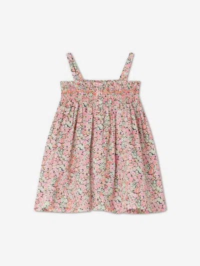 Shop Bonpoint Baby Girls Fabricia Smocked Dress In Multicoloured