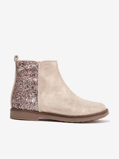 Pom D'api Trip Back Suede Ankle Boots In Beige