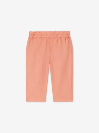 Shop Bonpoint Baby Girls Luciole Trousers In Orange