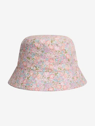 Shop Bonpoint Girls Floral Theana Hat In Multicoloured