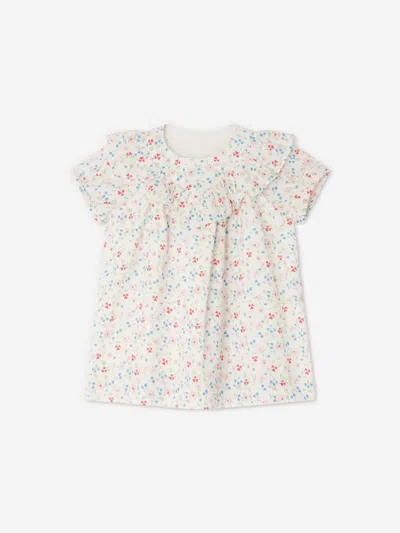 Shop Bonpoint Baby Girls Falbalili Floral Dress In Multicoloured