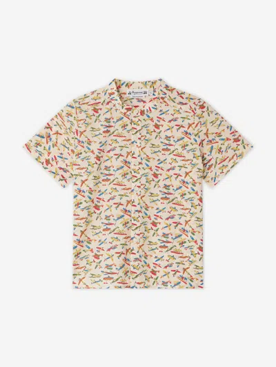 Shop Bonpoint Boys Connor Shirt In Multicoloured