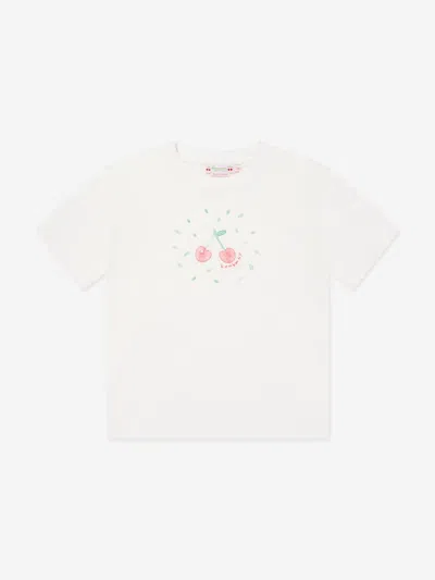 Shop Bonpoint Girls Thida T-shirt In White