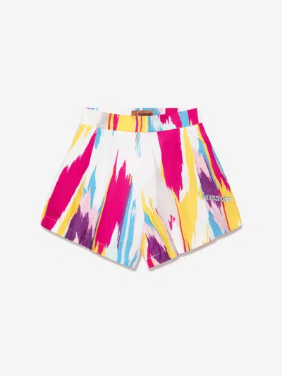 Shop Missoni Girls Printed Shorts In Multicoloured