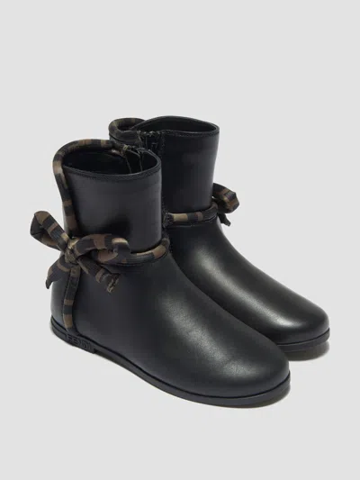 Shop Fendi Girls Boots Eu 31 Uk 12.5 Black