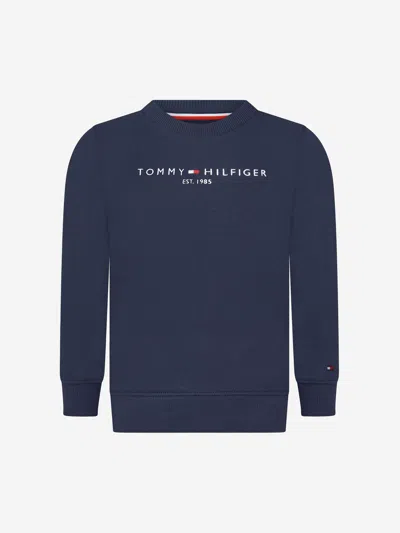 Shop Tommy Hilfiger Kids Essential Sweatshirt 2 Yrs Blue