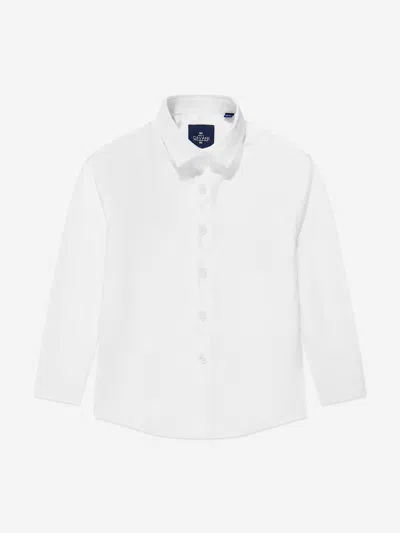 Shop House Of Cavani Boys Miatti Long Sleeve Shirt In White