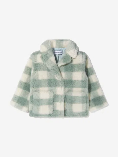 Shop Stand Studio Girls Faux Fur Marina Mini Jacket 8 Yrs Green