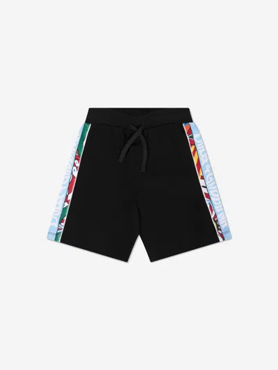 Shop Dolce & Gabbana Boys Bermuda Shorts In Black