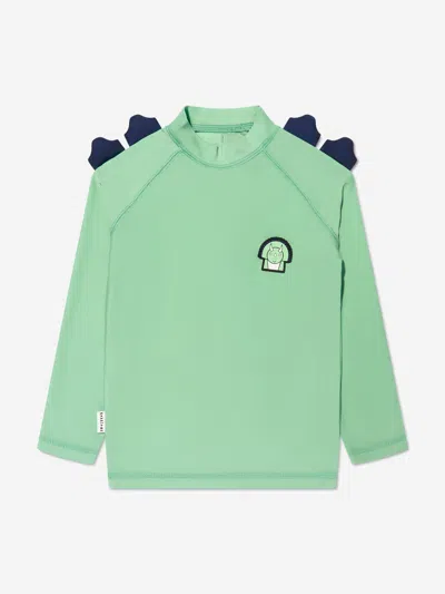 Roarsome Boys Spike Rash Vest In Green