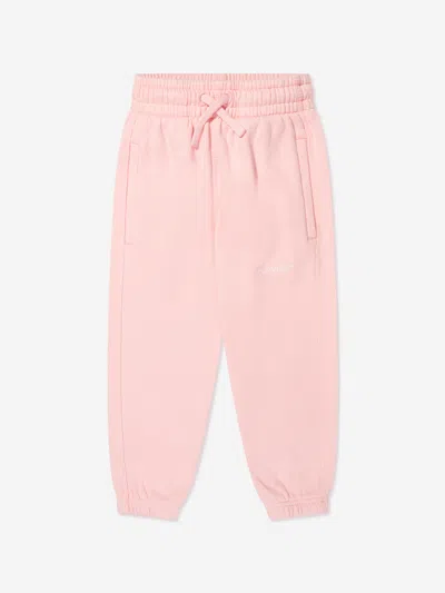 Shop Off-white Girls Bookish Diag Joggers In Pink