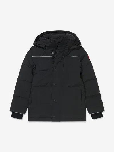 Canada Goose Kids Eakin Down Parka S 7 - 8 Yrs Black In Black