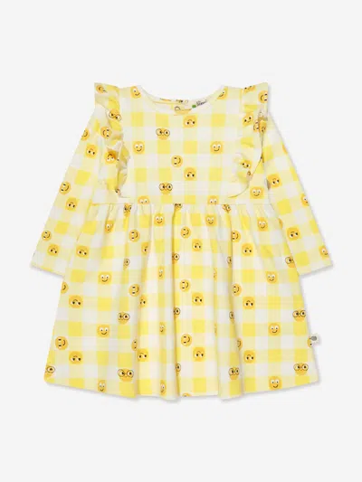 Shop The Bonnie Mob Girls Tiddlywink Dress In Yellow