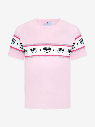 Shop Chiara Ferragni Girls T-shirt 9 Yrs Pink