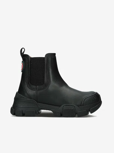 Shop Gucci Unisex Boots Eu 31 Uk 12.5 Black