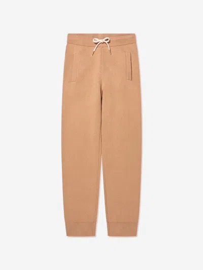 Shop Chloé Girls Knitted Trousers In Ivory