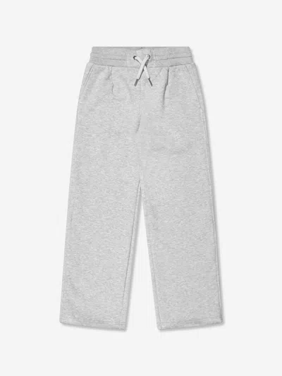 Shop Givenchy Girls Wide Leg Joggers In Grey