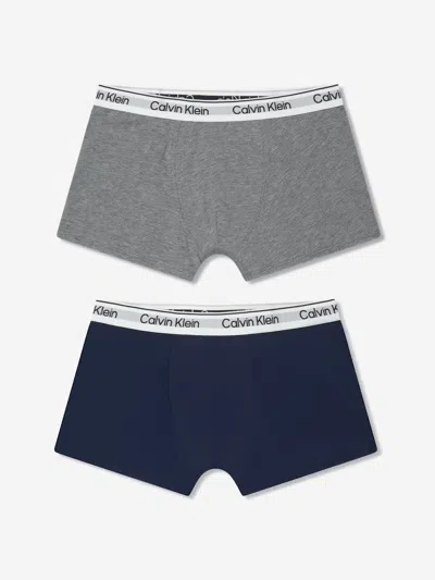 Shop Calvin Klein Underwear Boys 2 Pack Trunks Set
