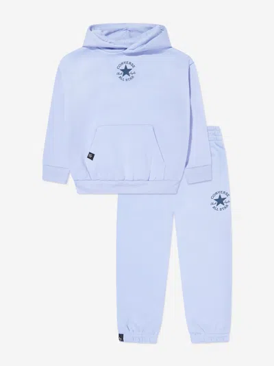 Converse Kids Logo Tracksuit In Blue