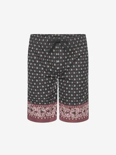 Shop Dolce & Gabbana Boys Cotton Shorts 12 Yrs Black