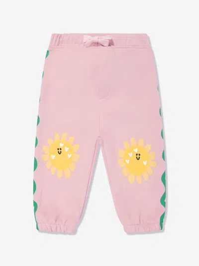 Shop Stella Mccartney Baby Girls Sunshine Joggers In Pink