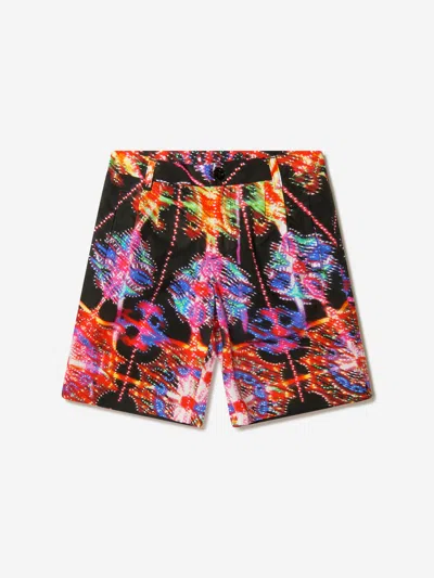 Dolce & Gabbana Bermuda With All-over Graphic Print In Multicoloured