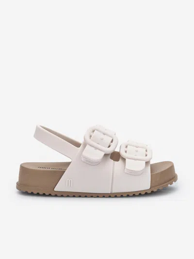 Shop Mini Melissa Girls Cozy Sandals In White