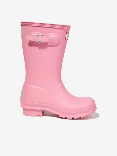 Shop Hunter Girls Original Wellington Boots In Pink