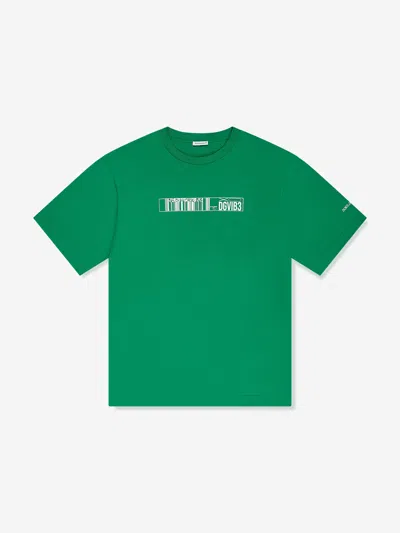 Dolce & Gabbana Dg Vibe-print Cotton T-shirt In Green