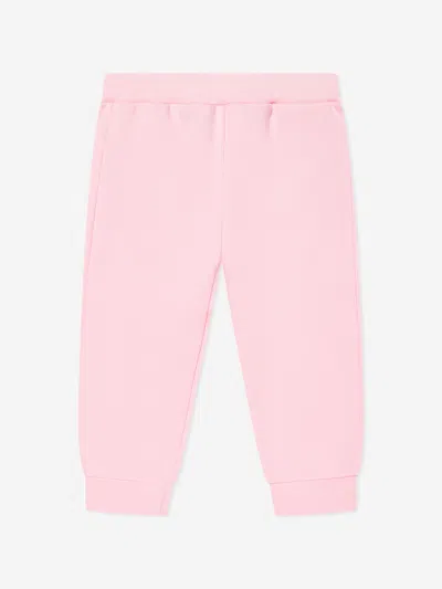 Shop Fendi Baby Girls Logo Joggers In Pink